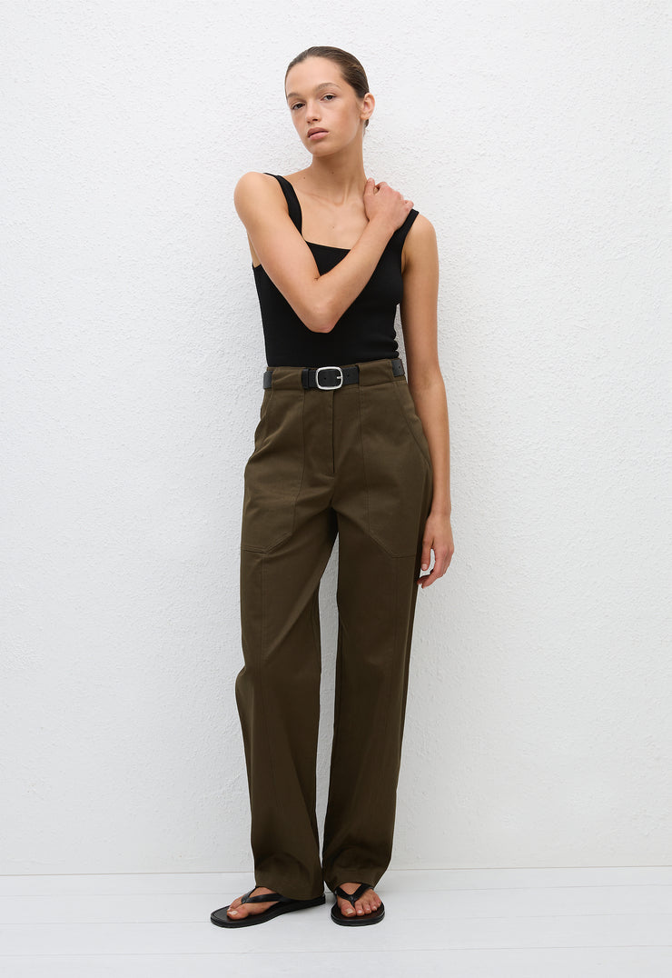 Utility Trouser - Olive - Matteau