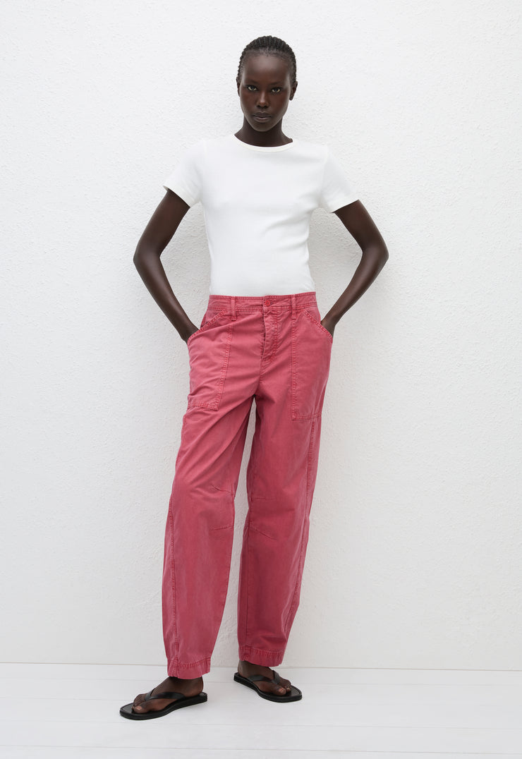 Relaxed Cargo Pant - Rose - Matteau