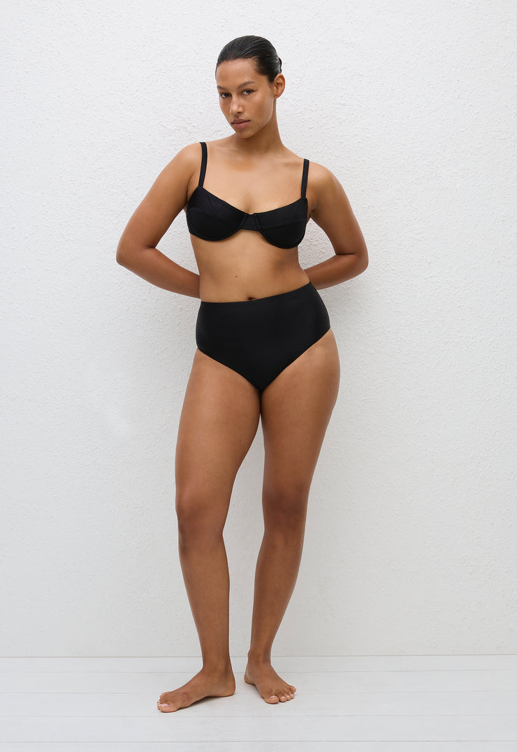 High Waist Brief - Deep Black - Matteau