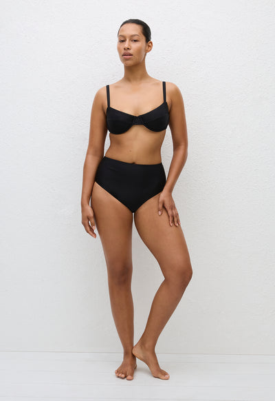 High Waist Brief - Black - Matteau