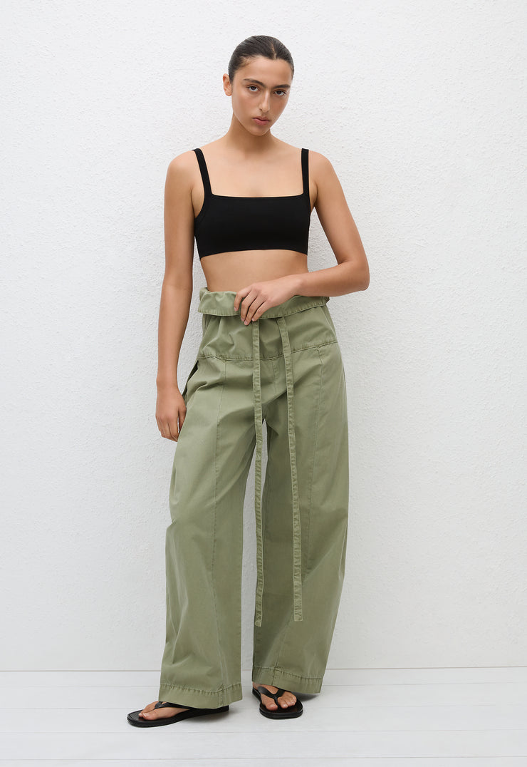 Fisherman Drawcord Pant - Oregano - Matteau