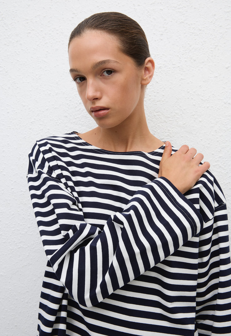 Breton Stripe Tee - French Navy - Matteau