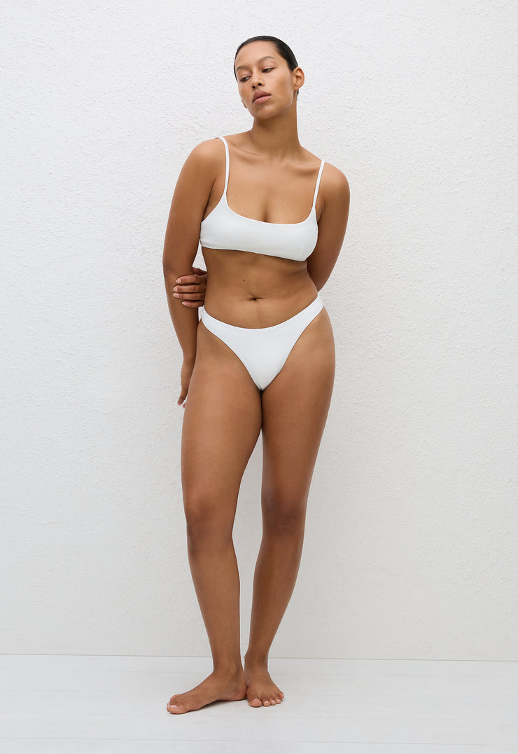 Crop Top - Chalk Crinkle - Matteau