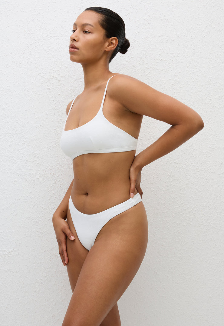 Crop Top - Chalk Crinkle - Matteau