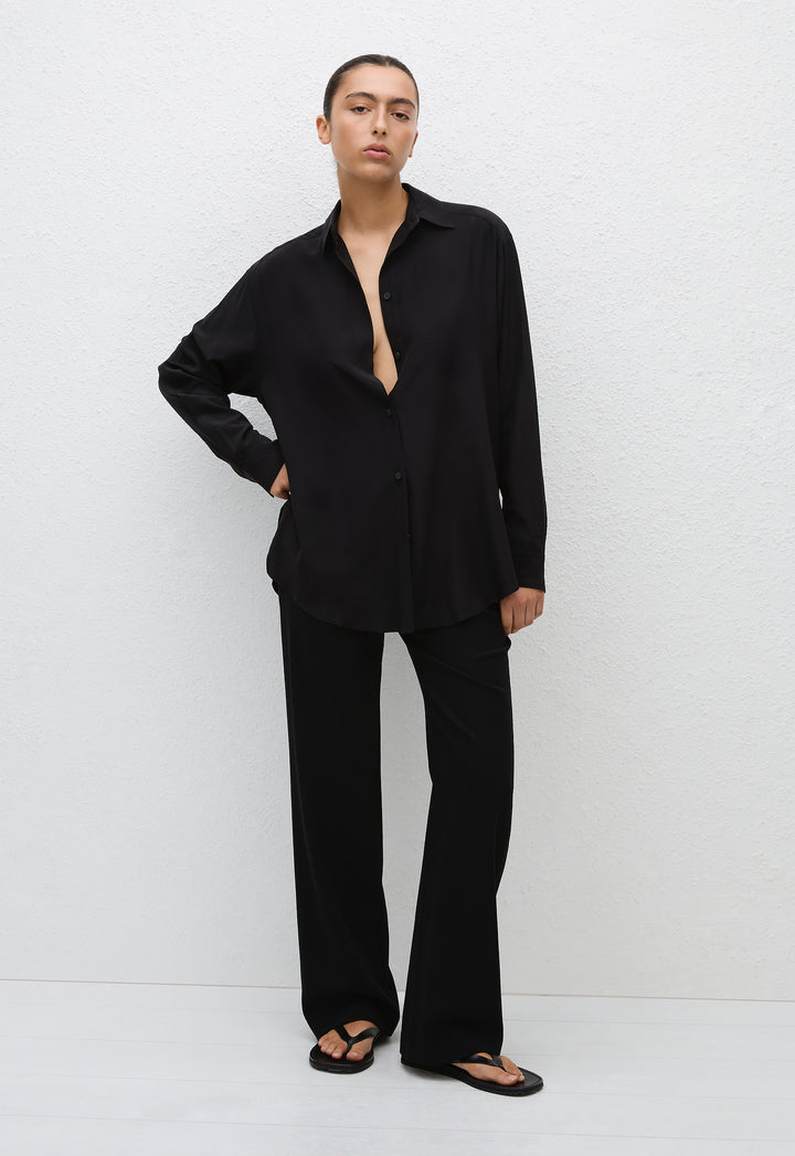 新品【MATTEAU/マトー】 LONG SLEEVE SILK SHIRT MATTEAU | Long Sleeve Silk Shirt – SAINTE The Store