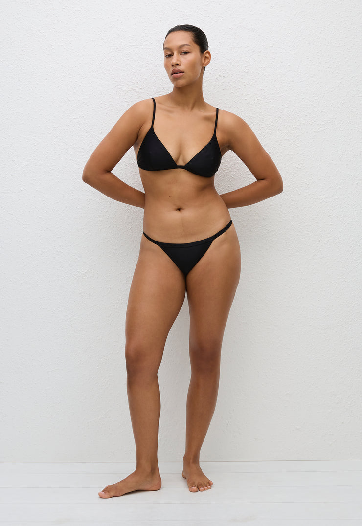 Petite Triangle Top - Deep Black - Matteau