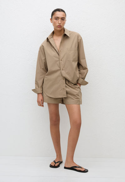 Relaxed Shirt - Stone - Matteau