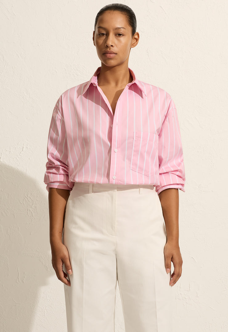 Classic Stripe Shirt - Sorbet Stripe - Matteau