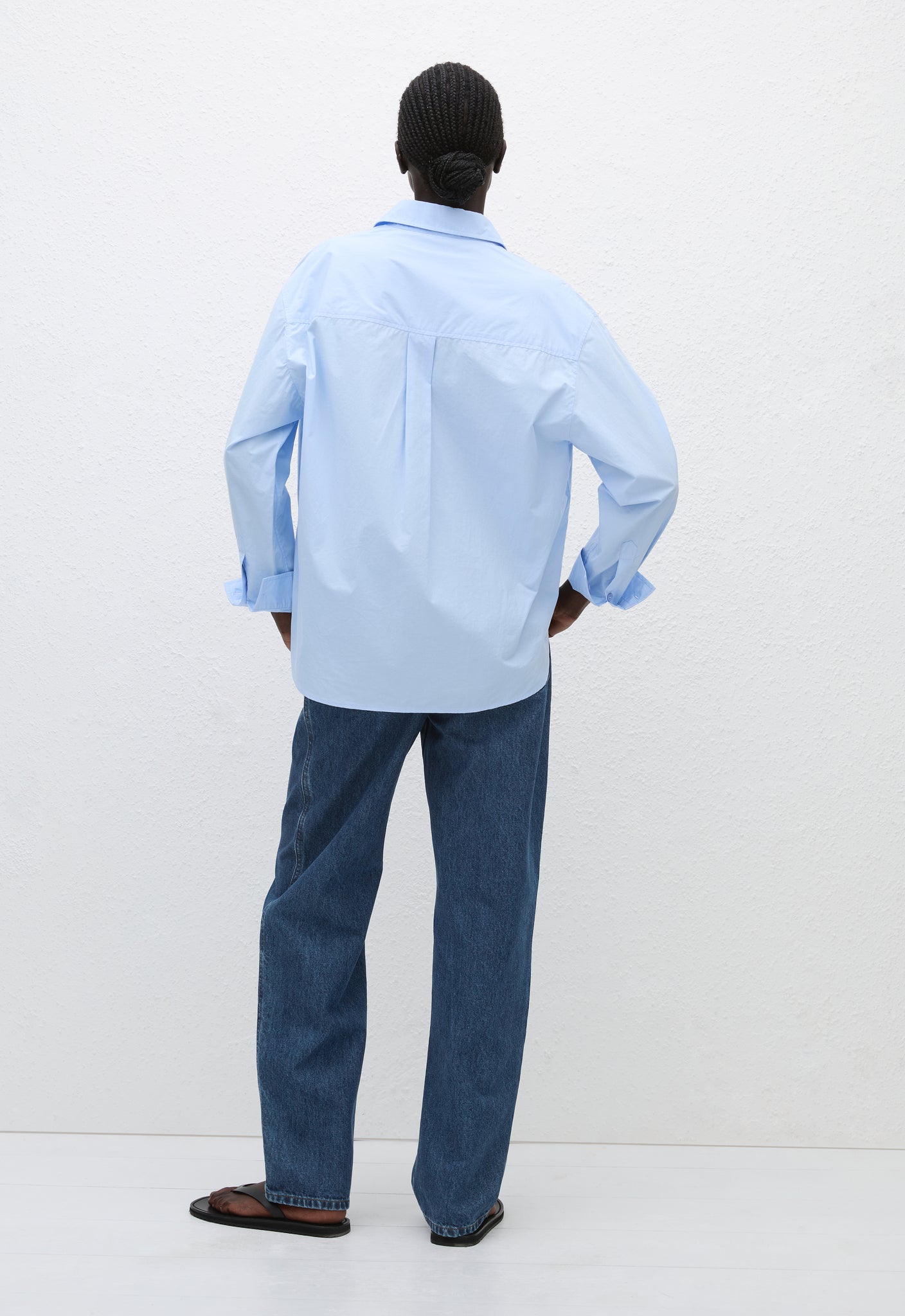 Relaxed Shirt - Powder Blue - Matteau