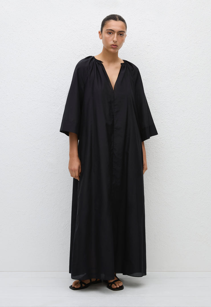 Blouson Dress - Black - Matteau