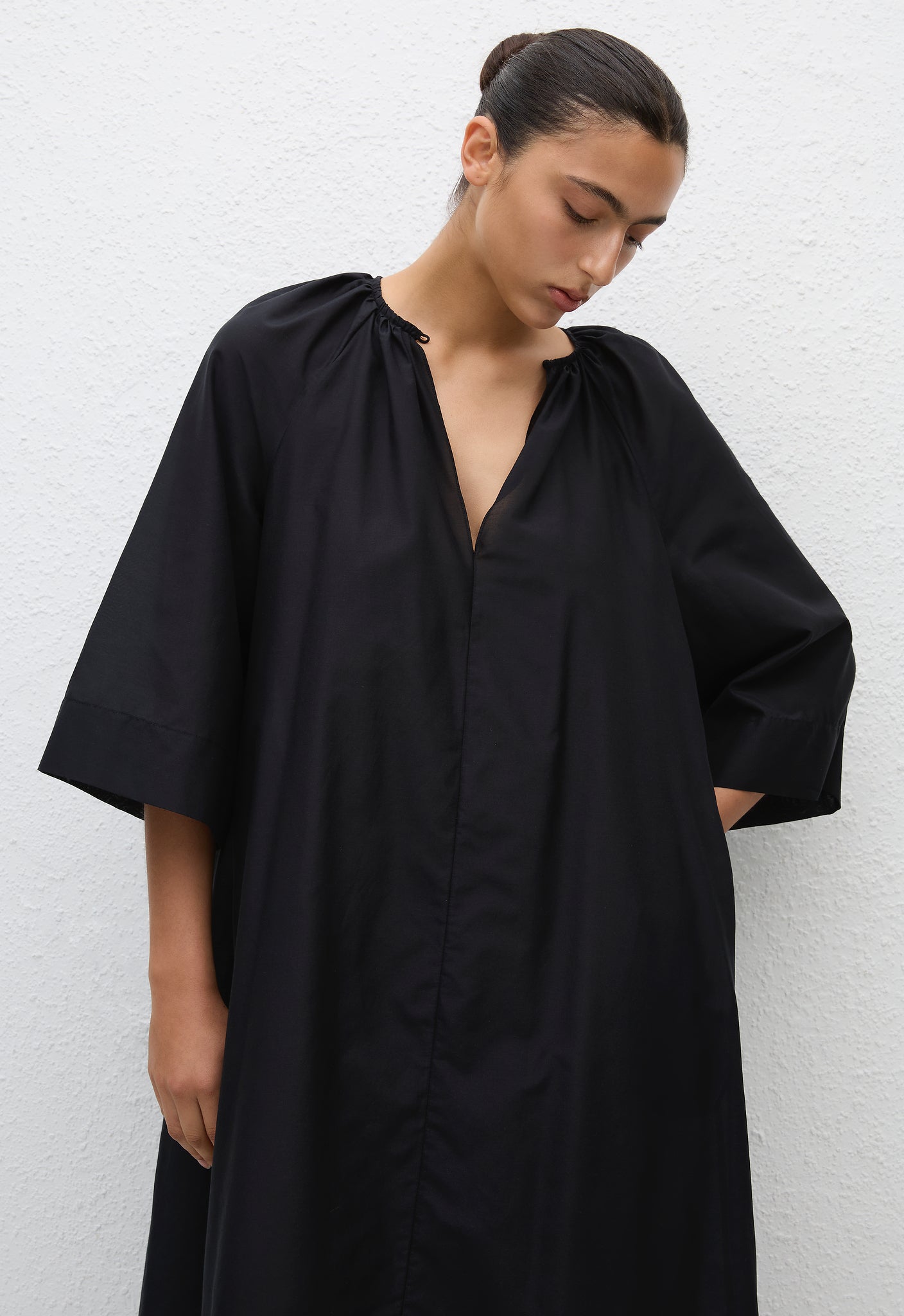 Blouson Dress - Black - Matteau