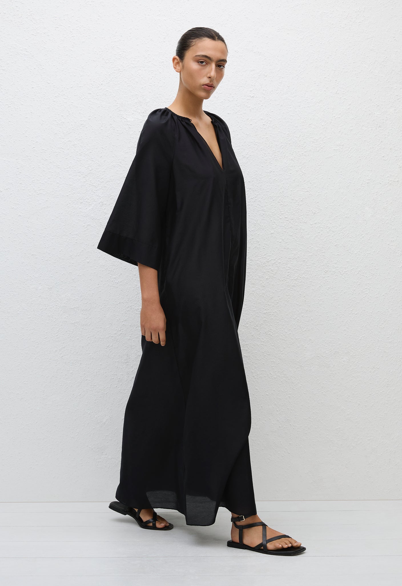 Blouson Dress - Black - Matteau