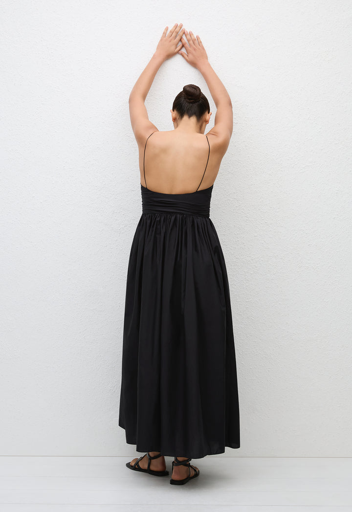 Matteau Gathered Bodice Dress - Black | 1 Matteau Gathered Bodice Dress - Black | 1