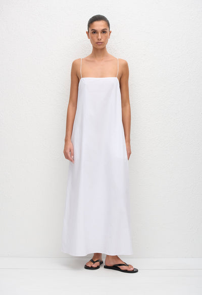 Square Cami Sundress - White - Matteau