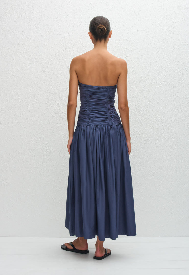 Strapless Drop Waist Dress - Dusk - Matteau