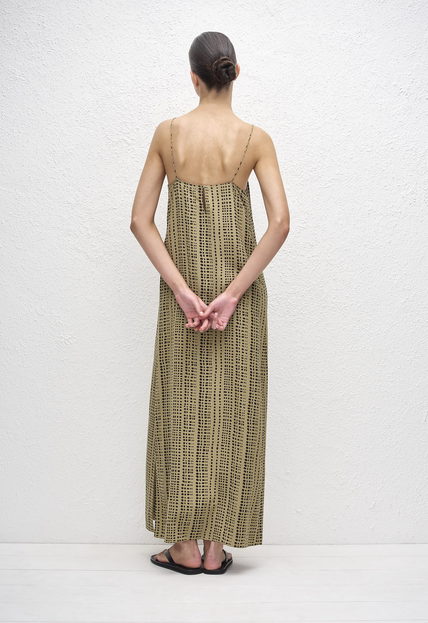 Square Cami Midi Dress - Savanna in Desert - Matteau