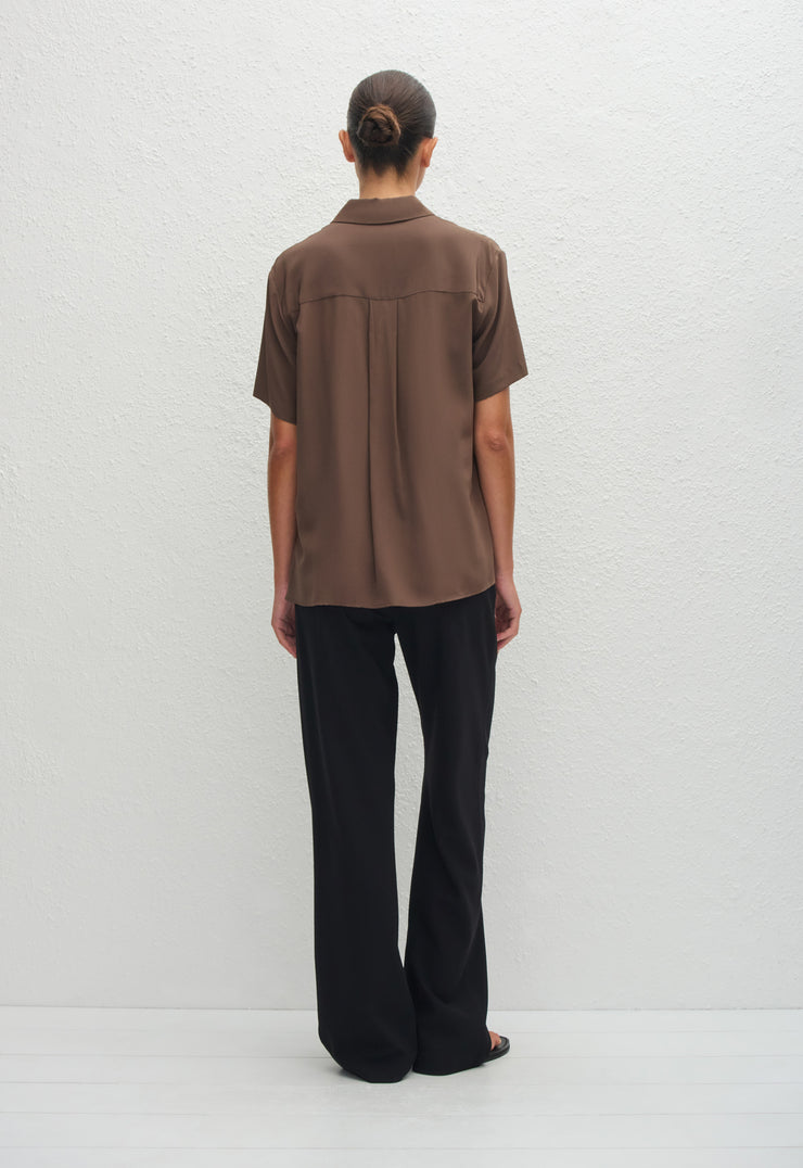 Short Sleeve Shirt - Truffle - Matteau