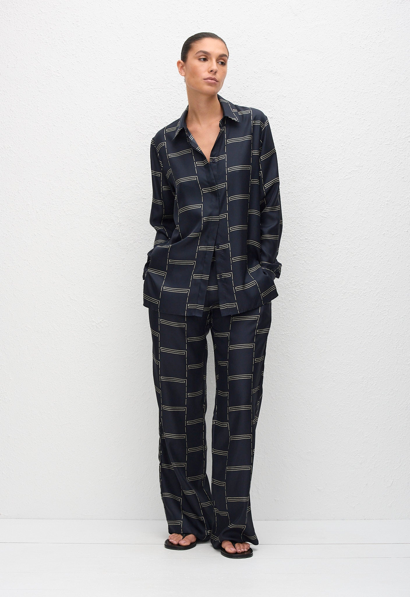 Twill Long Sleeve Shirt - Bamboo - Matteau