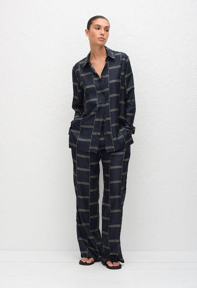 Twill Long Sleeve Shirt - Bamboo - Matteau