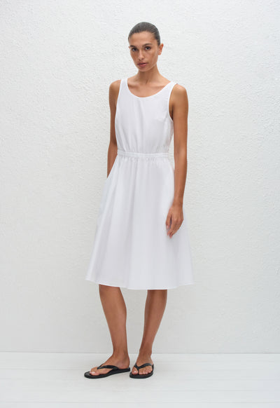 Tank Midi Dress - White - Matteau