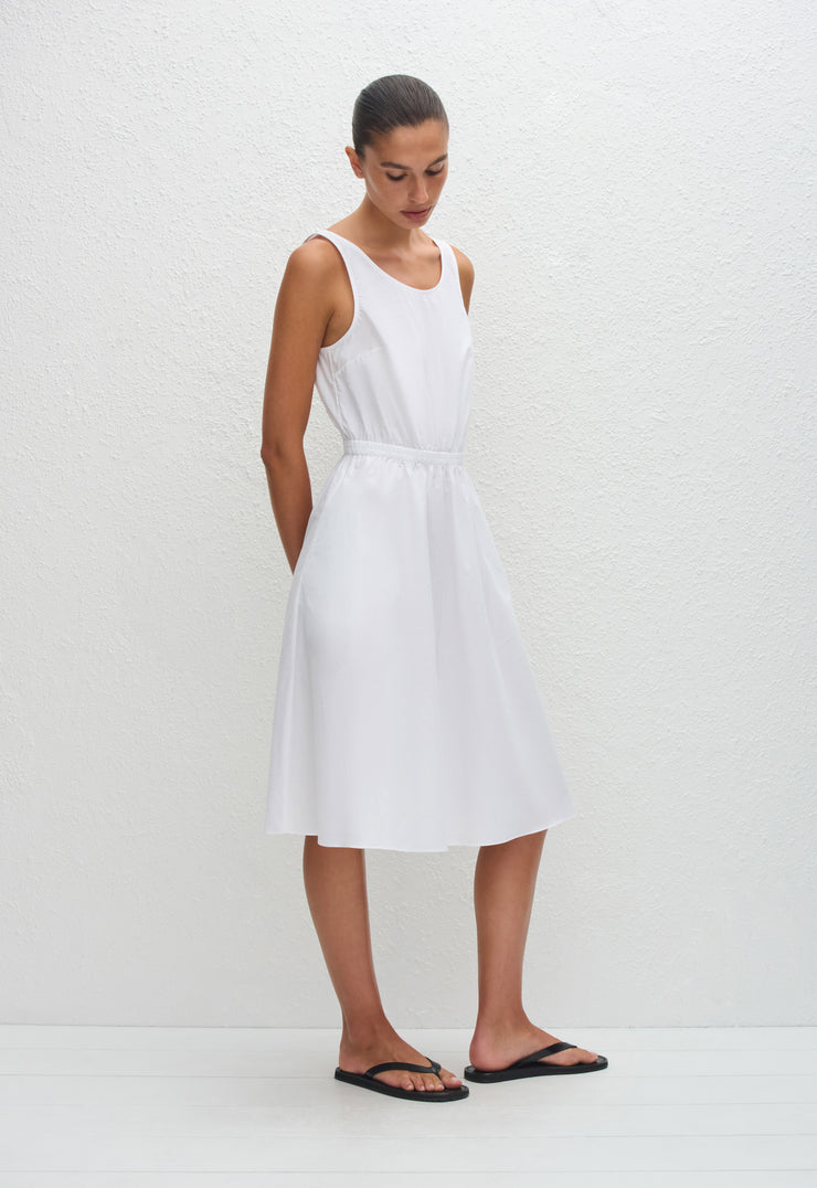 Tank Midi Dress - White - Matteau