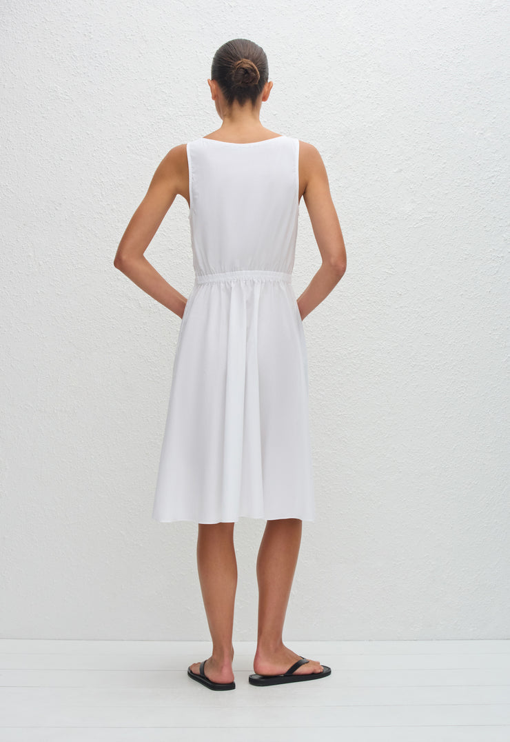 Tank Midi Dress - White - Matteau