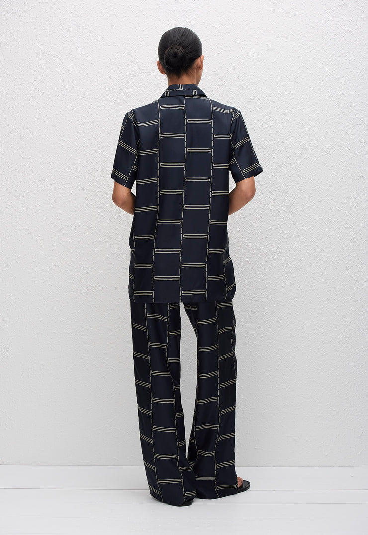 Twill Short Sleeve Shirt - Bamboo - Matteau