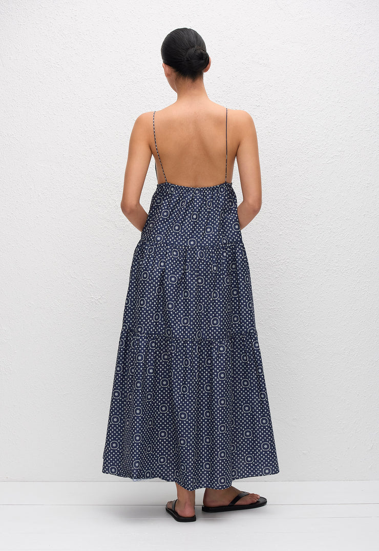 Triangle Tiered Sundress - Bluebell - Matteau