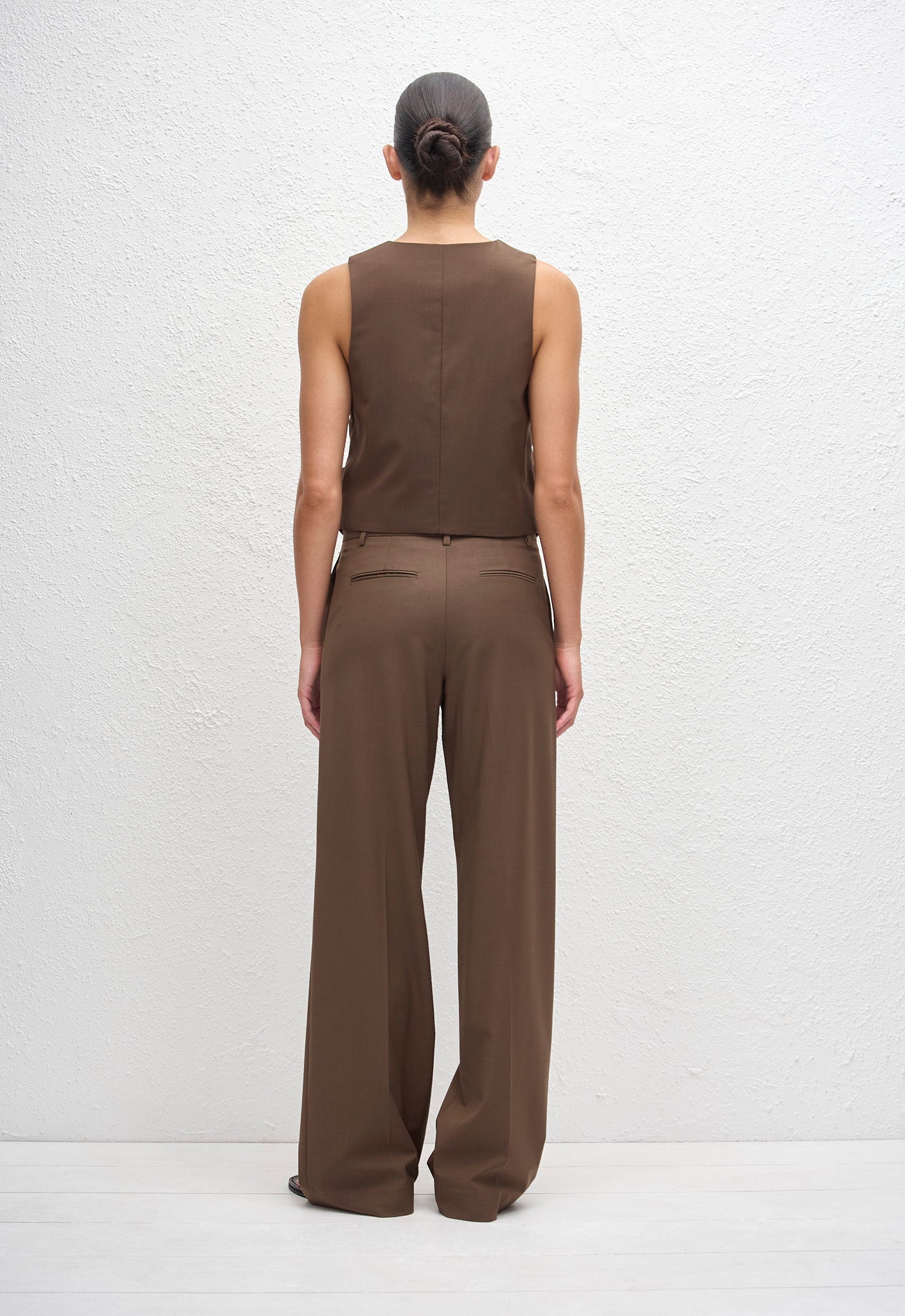 Tailored Waistcoat - Coffee - Matteau