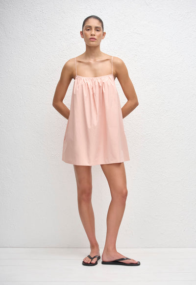 Voluminous Cami Mini Dress - Blush - Matteau