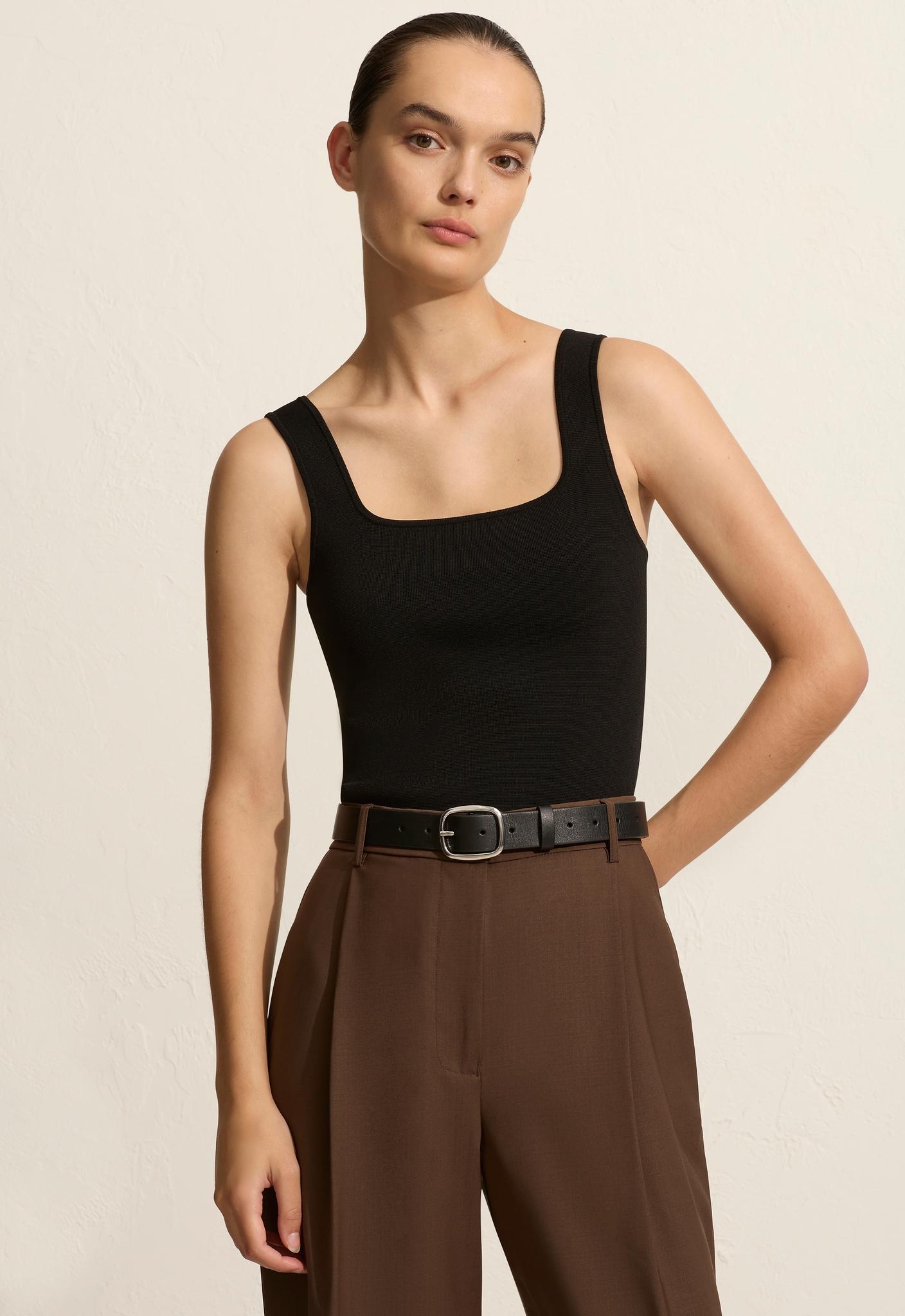 Relaxed Tailored Pleat Trouser - Coffee - Matteau
