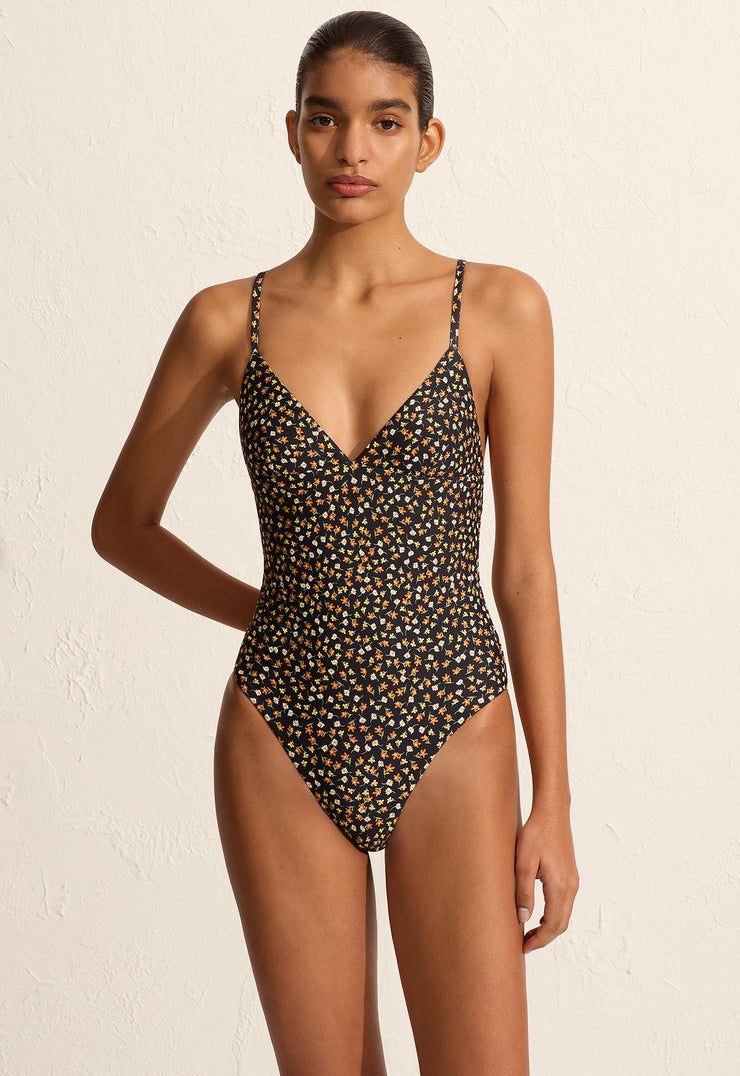 Crossback Plunge Maillot - Meadow - Matteau
